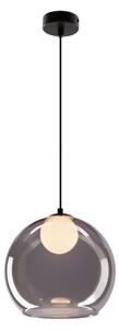 Luster na lanku BRIN 1xG9/15W/230V dymovo čierny
