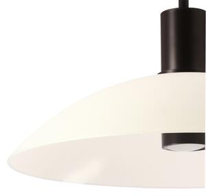 Závesný luster na lanko TEDIN 1xGU10/15W/230V biela/čierna