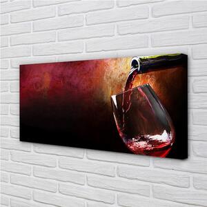 Obraz canvas červené víno 100x50 cm