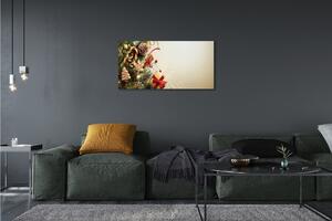 Obraz na plátne Vetvičky darčeky perník kužele 100x50 cm