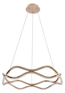 LED luster na lankách VAVE LED/28W/230V ružové zlato