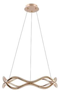 LED luster na lankách VAVE LED/28W/230V ružové zlato