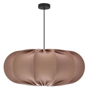 Závesný luster CAFEE na lanku, 1xE27/40W/230V, priemer 52 cm, hnedý