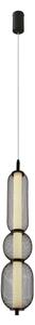 LED luster na lanku PUMA LED/15W/230V pr. 14 cm čierna