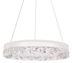LED luster na lanku FROZI LED/32W/230V priemer 50 cm biely