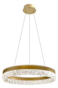 LED luster na lanku FROZI LED/32W/230V pr. 50 cm zlatý