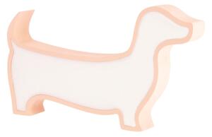 LED detská stolová lampa DOG LED/12W/230V ružová