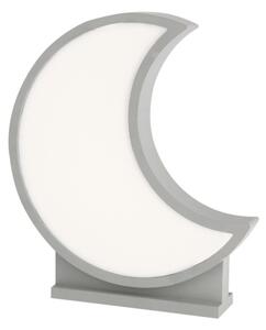 LED Detská stolná lampa MOON LED/12W/230V sivá