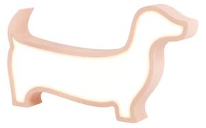 LED detská stolová lampa DOG LED/12W/230V ružová