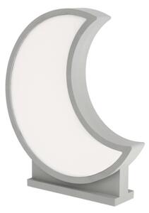 LED Detská stolná lampa MOON LED/12W/230V sivá