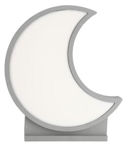 LED Detská stolná lampa MOON LED/12W/230V sivá