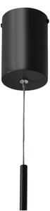 LED luster na lanku PUMA LED/10W/230V priemer 14 cm čierny
