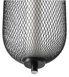 LED závesné svietidlo na lanku PUMA LED/10W/230V pr. 15 cm čierne