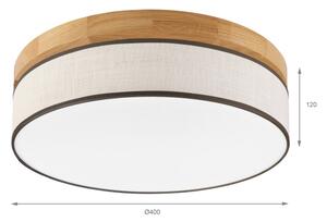 Brilagi - LED stropné svietidlo BELLADONNA LED/36W/230V pr. 40 cm krémová/dub