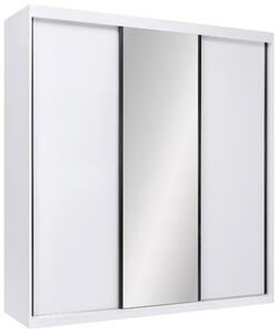 SKRIŇA S POSUVNÝMI DVERAMI, biela, 200/215/59,5 cm P & B - Skrine, Online Only