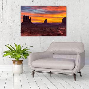 Obraz - Monument Valley v Arizone (90x60 cm)