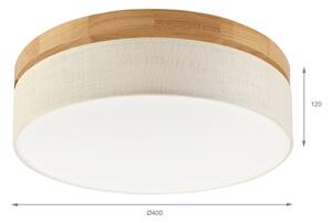 Brilagi - LED stropné svietidlo BELLADONNA LED/36W/230V pr. 40 cm krémová/dub