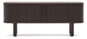 Tmavohnedý TV stolík v dekore jaseňa 120x50 cm Mailen – Kave Home