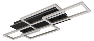 Globo 67359-40A - LED stmievateľné stropné svietidlo JEFFRY 40W/230V 32,5x87,5 cm čierne + diaľkové ovládanie