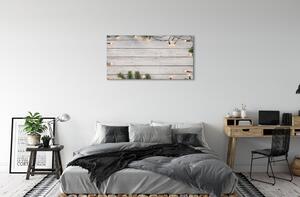 Obraz na plátne Vetvičky svetlé drevo 100x50 cm