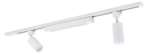 LED bodové svietidlo pre šynový systém TRACER 2xGU10/10W/230V + LED/20W, 1 m, biela