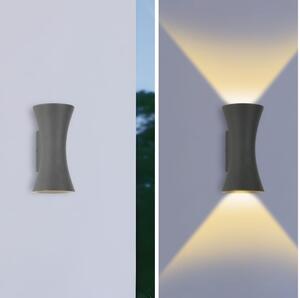 Brilagi - LED vonkajšie nástenné svietidlo BICON LED/10W/230V antracit IP44