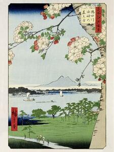 Umelecká tlač Hokusai - Massaki And Suijin Grove, Utagawa Hiroshige, (30 x 40 cm)