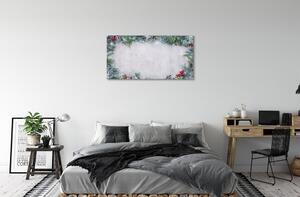 Obraz na plátne Snehové šišky 100x50 cm