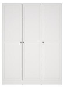Biela šatníková skriňa 147x200 cm Billund – Tvilum