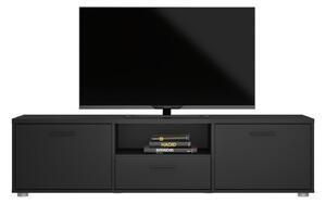 Čierny TV stolík 147x38 cm Media – Tvilum