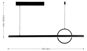 Brilagi - LED stmievateľný luster na lane NIVIO LED/20W/230V 3000-6000K + DO