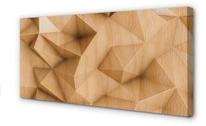 Obraz canvas Solid mozaika drevo 100x50 cm