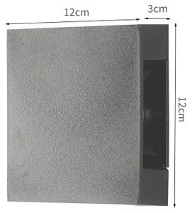 Brilagi - LED exteriérové nástenné svietidlo QUADRAY LED/4W/230V antracitové IP65