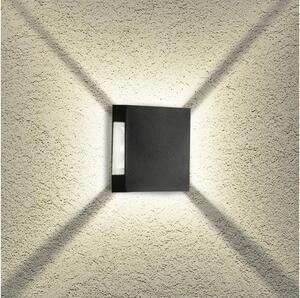 Brilagi - LED vonkajšie nástenné svietidlo QUADRAY LED/4W/230V čierne IP65