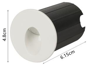 Brilagi - LED vonkajšie zapustené svietidlo STAIRDOT LED/2W/230V biele IP65 guľaté