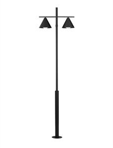 Vonkajšia stojaca lampa Orix čierna 2x12 W