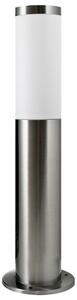 LED RGBW stmievateľná vonkajšia lampa LIVIA 1xE27/6,5W/230V 45 cm IP44 strieborná