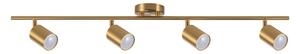 LED RGBW stmievateľné bodové svietidlo GOLDIE 4xGU10/4,8W/230V zlaté