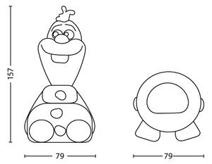 Philips 71768/08/16 - LED detská lampa DISNEY FROZEN OLAF LED/0,3W/2xAAA snehuliak