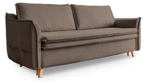 Svetlohnedá rozkladacia pohovka 225 cm Charming Charlie – Miuform