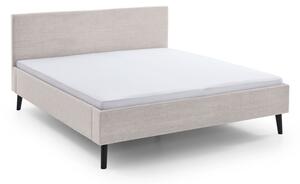 Béžová čalúnená dvojlôžková posteľ 180x200 cm Avola – Meise Möbel