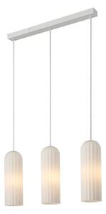 Nordlux - Závesné svietidlo MIELLA na lanku 3xE27/25W/230V, biele