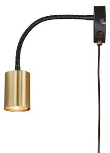 Nordlux - Nástenné svietidlo EXPLORE 1xGU10/7W/230V mosadz