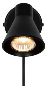 Nordlux - Nástenné svietidlo EIK 1xGU10/35W/230V čierne