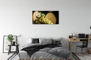 Obraz canvas Poháre hroznového suda 100x50 cm