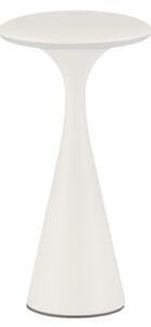 Vonkajšia stolová lampa Grigio pieskovo biela 2 W