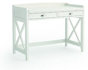 Estila Elegantný moderný kancelársky stolík Verona z masívu s dvomi zásuvkami 110cm
