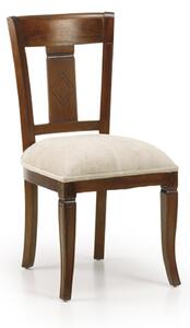 Estila Koloniálna jedálenská stolička M-Vintage s béžovým čalúnením 95cm
