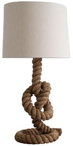 Estila Dizajnová štýlová stolná lampa Marinero 85cm prírodná krémová