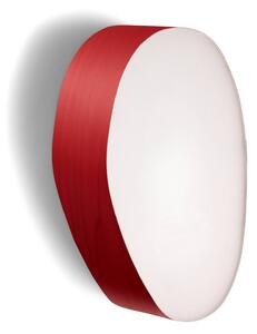 LZF Guijarro Small nástenné LED svietidlo, červená